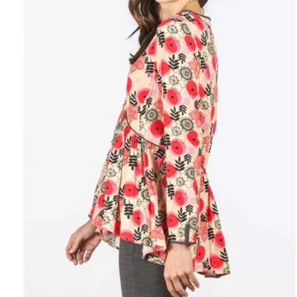 Matilda Jane Mistletoe Tunic  Hi/Lo Rayon Top